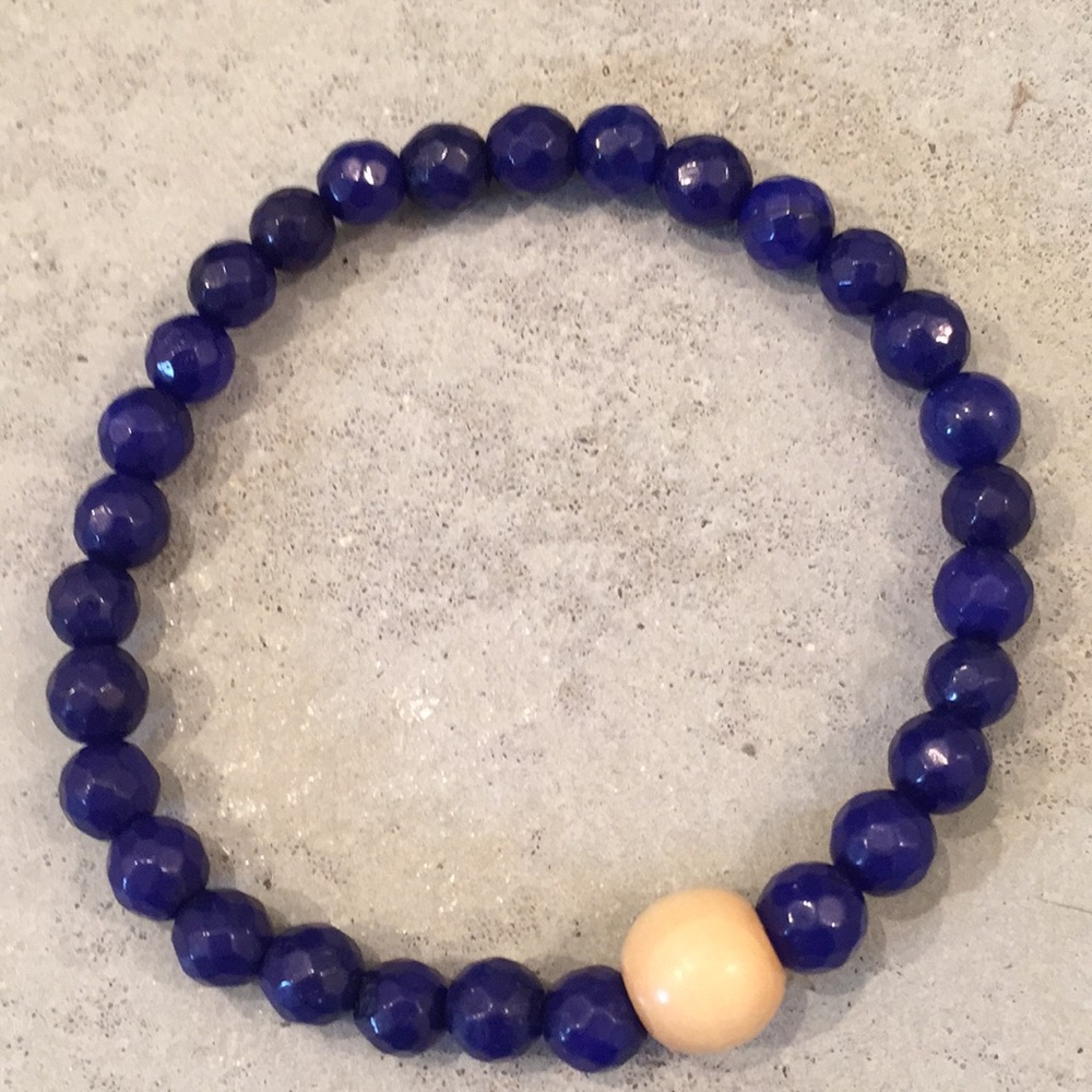 ☮️December birthstone☮️blue lapis bracelet